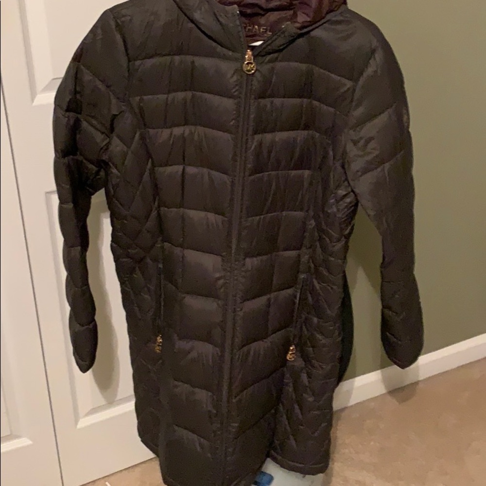 Hunter green Michael Kor’s puffer